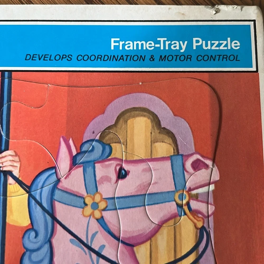 Vintage FAMILY AFFAIR Carousel Puzzle